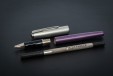 Ручка-роллер Parker Sonnet Sand Blasted Metal&Violet Lacquer